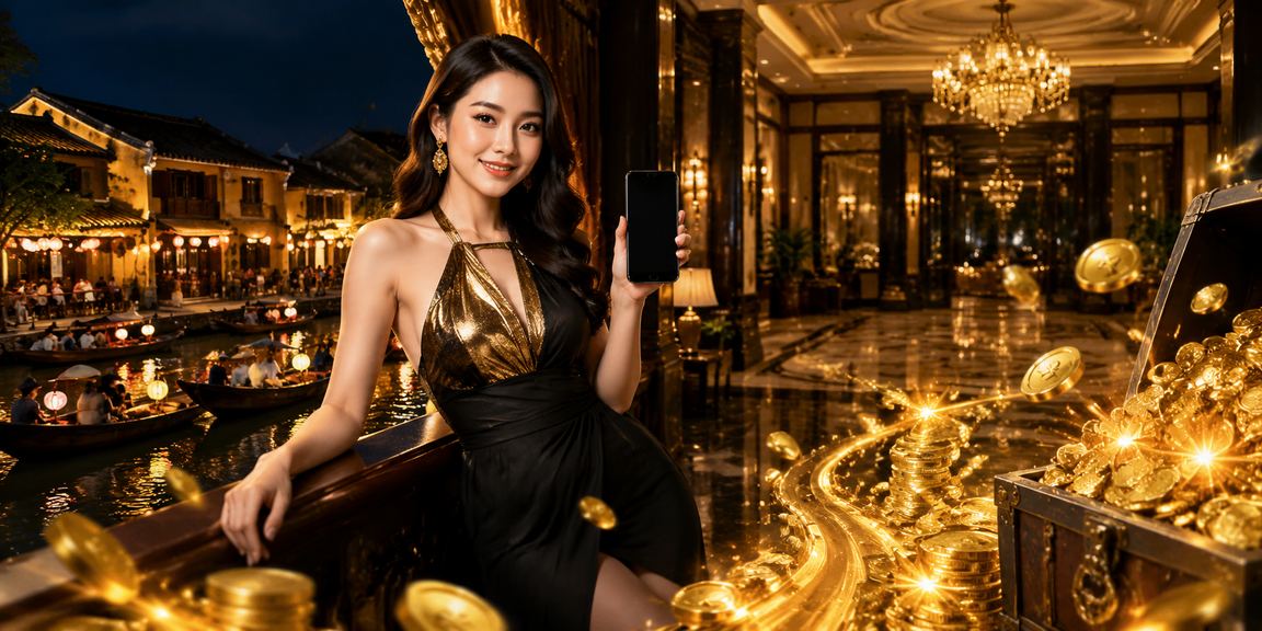 Người dùng Việt thao tác đăng ký casino trên điện thoại tại Hội An